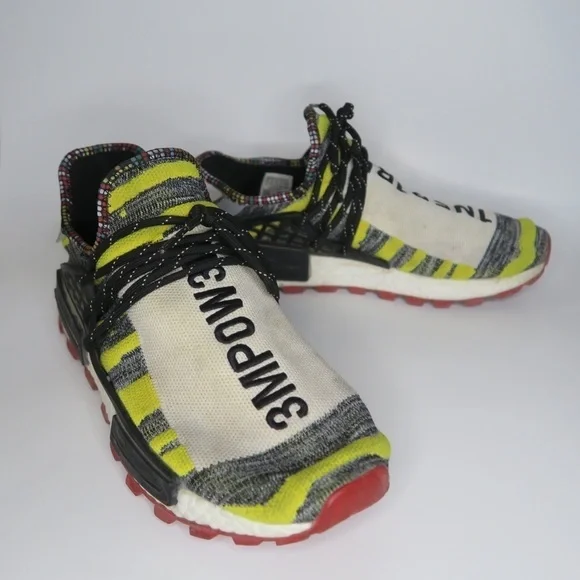 Adidas NMD Hu Pharrell‎ Solar Pack Red Sneakers Inspire Empower BB9527